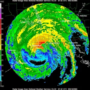 Meteorology Prints: Hurricane Rita, WFO Radar, 2005