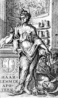 Roman Prints: Hygeia, Greek Goddess of Health