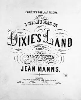 Daniel Prints: I Wish I Was in Dixie's Land