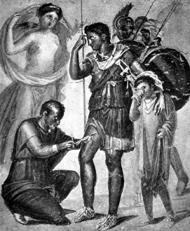 Roman Prints: Iapyx Tending to Aeneas
