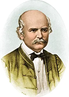 Antiseptics Prints: Ignaz Semmelweis, Hungarian Obstetrician