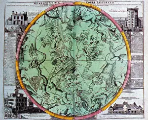 Observatory Prints: Illustration from Atlas Coelestis