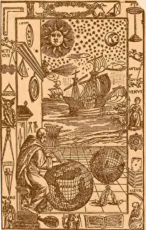 Science Prints: Illustration of sky design