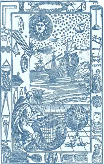Sphere Prints: Illustration of sky design