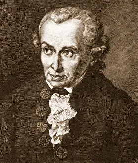 Enlightenment Prints: Immanuel Kant, German Philosopher