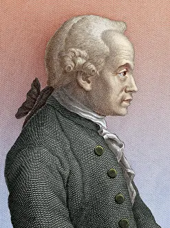 Enlightenment Prints: Immanuel Kant, German Philosopher