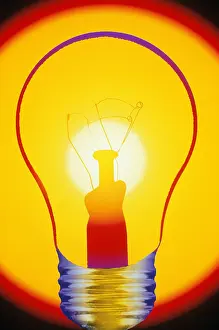 Technology Prints: Incandescent Lightbulb