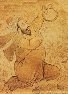 Tool Prints: Indian Astronomer with Astrolabe, 17th Century