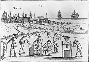 Massachusetts Prints: Industrious Americans