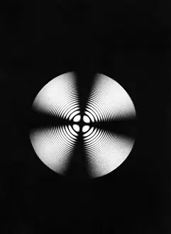 Spirals Prints: Intererence from Calcite