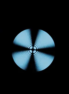 Spirals Prints: Interference from Calcite