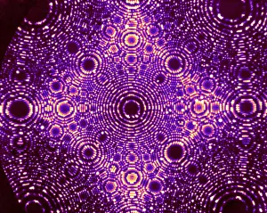 Effect Prints: Iridium Crystal, Field Ion Microscopy