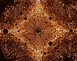 Radiation Prints: Iridium Crystal, Field Ion Microscopy