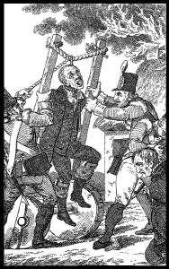 Cruelty Prints: Irish Rebellion of 1798, Half-Hanging Torture