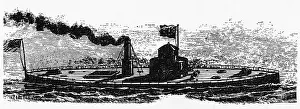 Battleship Prints: Ironclad USS Monitor, 1860s