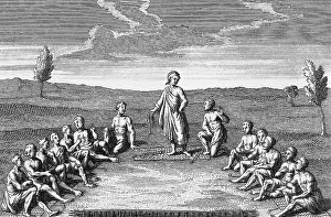 Colonial Prints: Iroquois Indian Five Nation Confederacy
