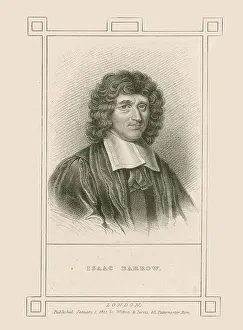 Differential Prints: Isaac Barrow, English Mathematician