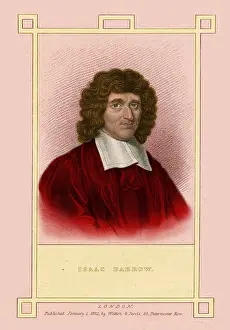 Differential Prints: Isaac Barrow, English Mathematician