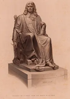 Statues Prints: Isaac Barrow, English Mathematician