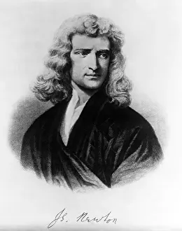 Isaac Prints: Isaac Newton, English Polymath