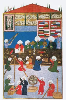 Turkey Prints: Istanbul Observatory, 1575