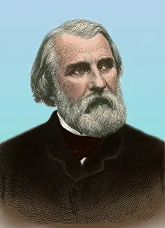 Figure Prints: Ivan Turgenev, Russian Author