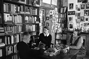 Famous People Prints: James Joyce at Shakespeare and Co. 1938