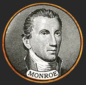 Monroe Prints: James Monroe, 5th U.S. President
