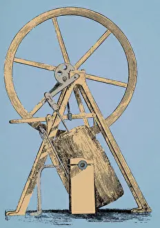Engine Prints: James Watt, Oscillating Engine