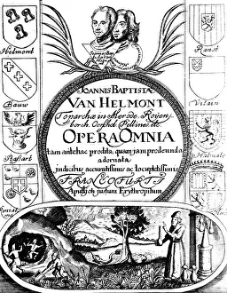 Title Prints: Jan Baptist van Helmont's, Opera Omnia, 1682