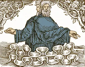 Two Headed Prints: Janus, Roman god