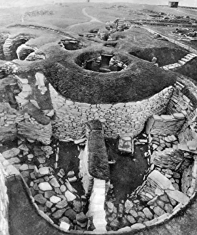 Archeology Prints: Jarlshof Prehistoric Archeological Site