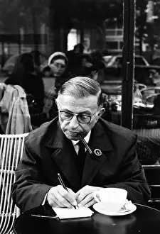 Famous People Prints: Jean Paul Sartre, c.1966