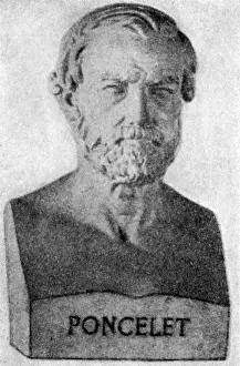Bust Prints: Jean-Victor Poncelet, French Engineer and Mathematician