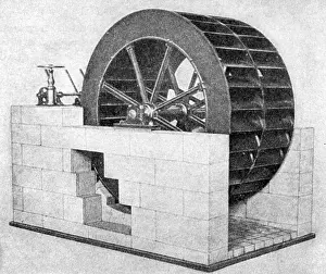 Wheel Prints: Jean-Victor Poncelet, Water Wheel