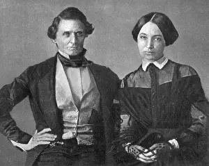 Volunteer Prints: Jefferson Davis and Varina Howell Davis