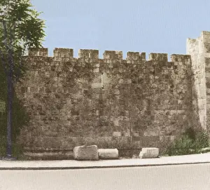11th Prints: Jerusalem City Wall, Historic Site