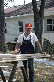 Volunteer Prints: Jimmy Carter, Habitat for Humanity