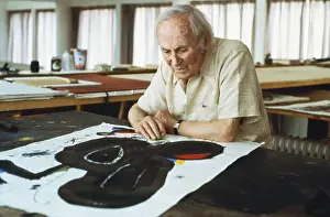 Sculptor Prints: Joan Miro in his Studio