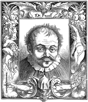 Fifteenth Prints: Johann Georg Faust, German Alchemist