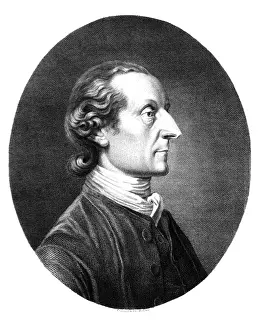 Johann Prints: Johann Kaspar Lavater, Swiss Physiognomist and Poet