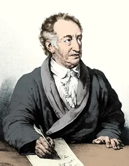 Johann Prints: Johann von Goethe, German Author