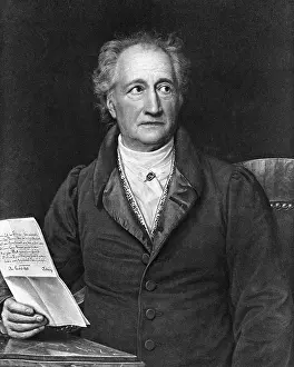 Johann Prints: Johann von Goethe, German Author and Polymath