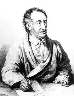 Johann Prints: Johann von Goethe, German Author and Polymath