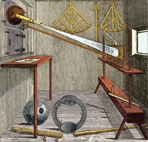 Johannes Hevelius, Astronomical Instruments
