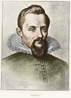 1630 Prints: Johannes Kepler, German Astronomer