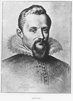 1630 Prints: Johannes Kepler, German Astronomer