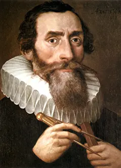 16th Prints: Johannes Kepler, German Mathematician and Astronomer