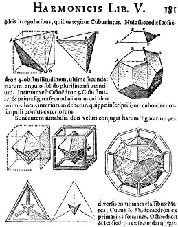 Perspective Prints: Johannes Kepler, 'Harmonices Mundi', 1619