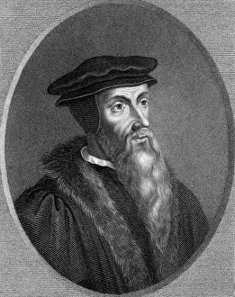 1564 Prints: John Calvin, French Theologist